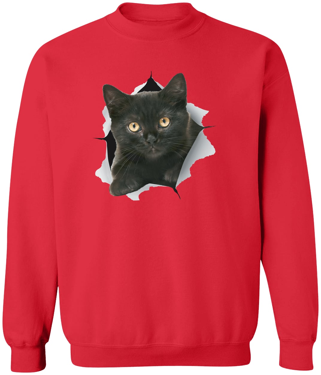 G180 Gildan Crewneck Pullover Sweatshirt - Red