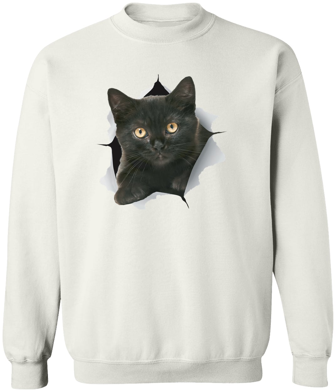 G180 Gildan Crewneck Pullover Sweatshirt - White