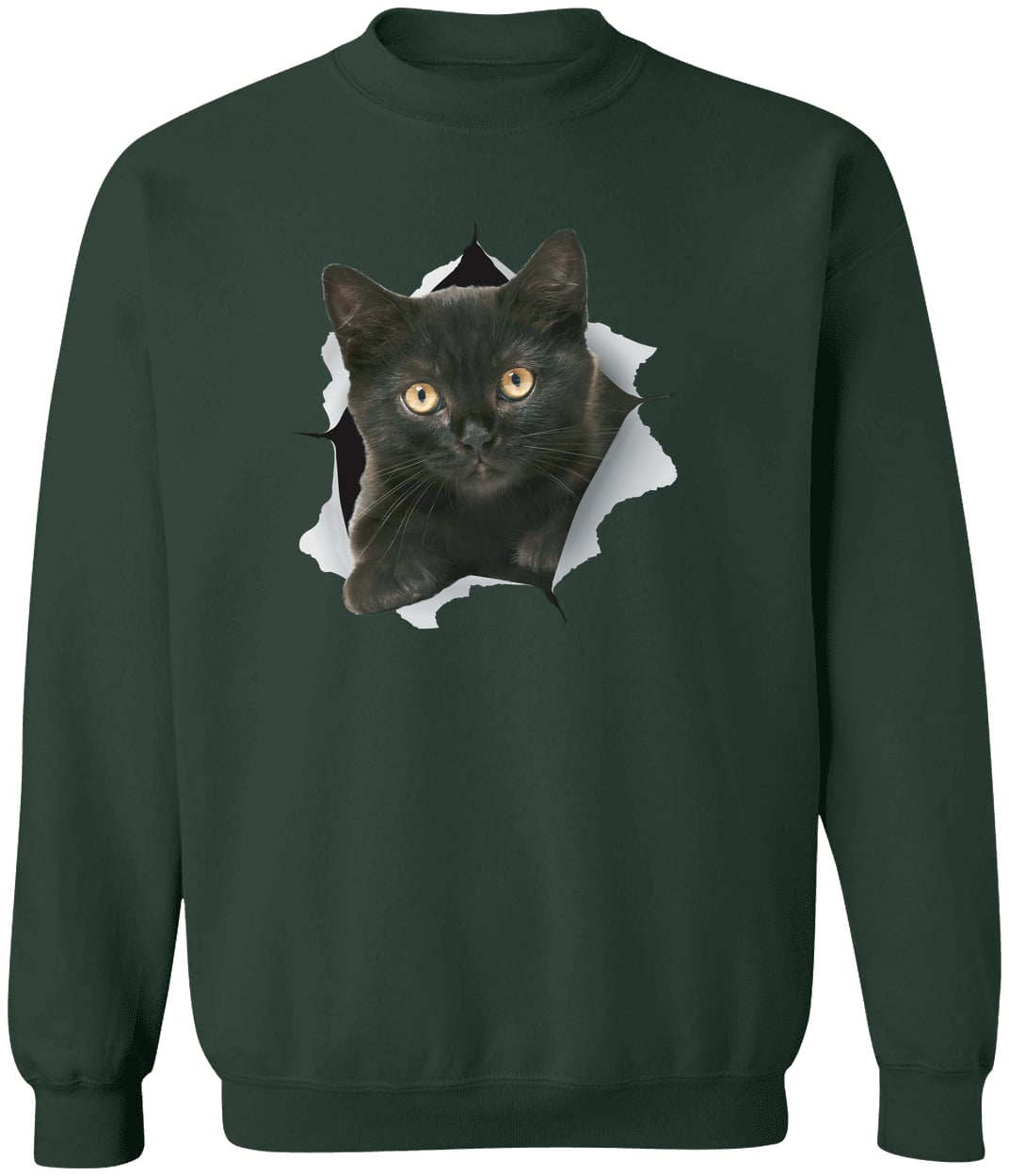 G180 Gildan Crewneck Pullover Sweatshirt - Forest Green