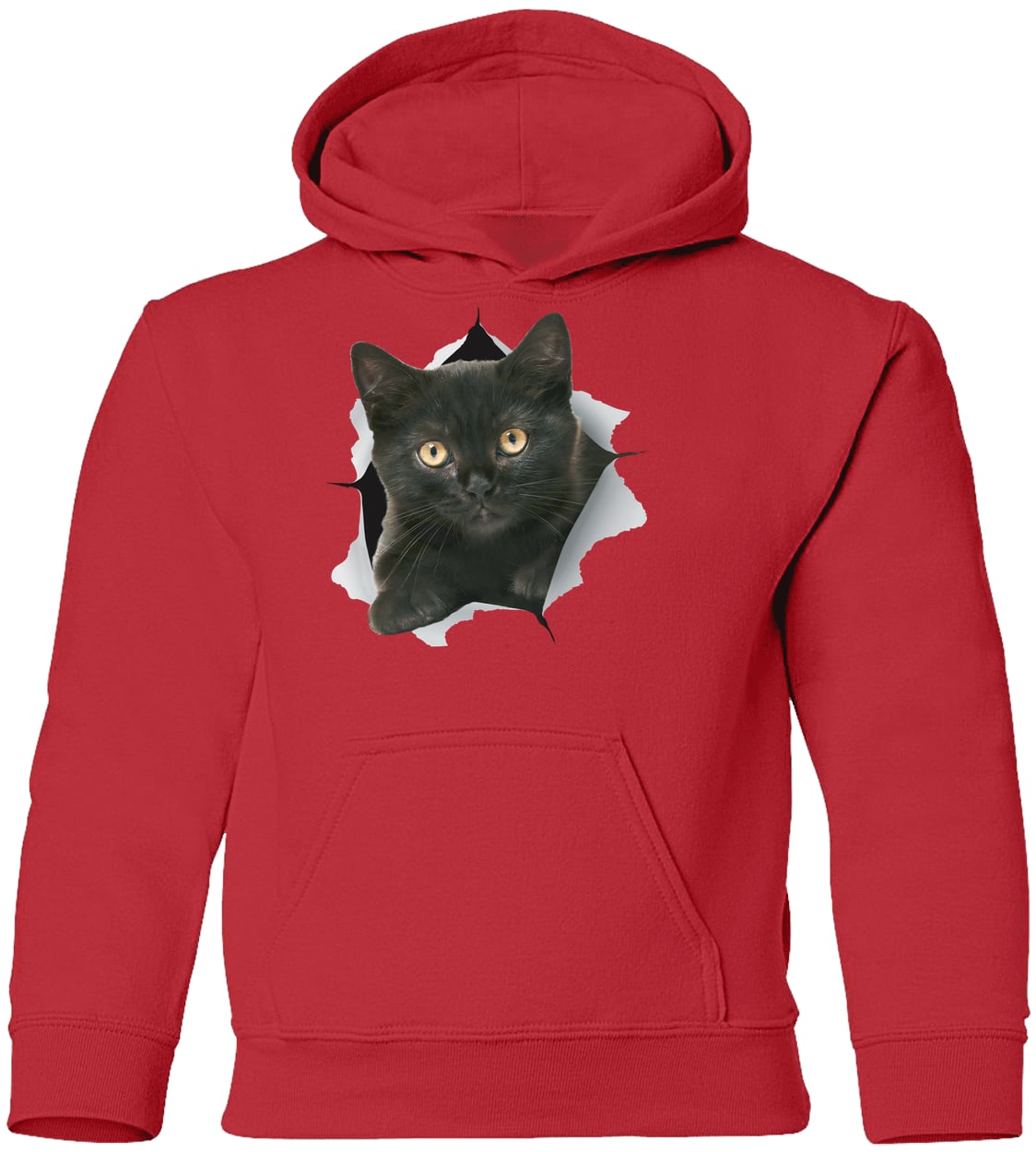 G185B Gildan Youth Pullover Hoodie - Red