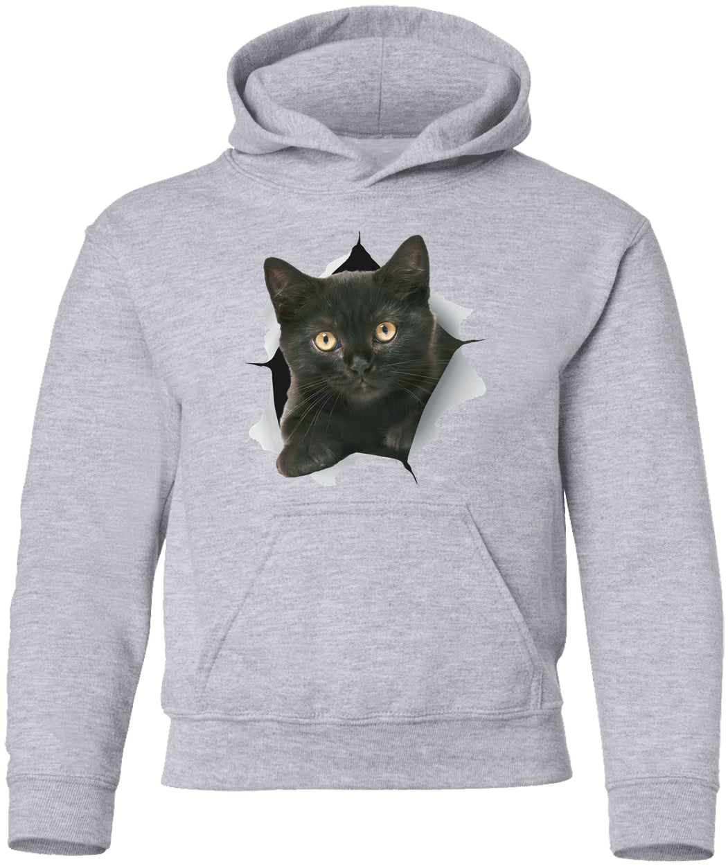 G185B Gildan Youth Pullover Hoodie - Sport Grey
