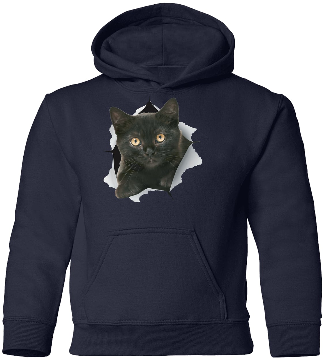 G185B Gildan Youth Pullover Hoodie - Navy