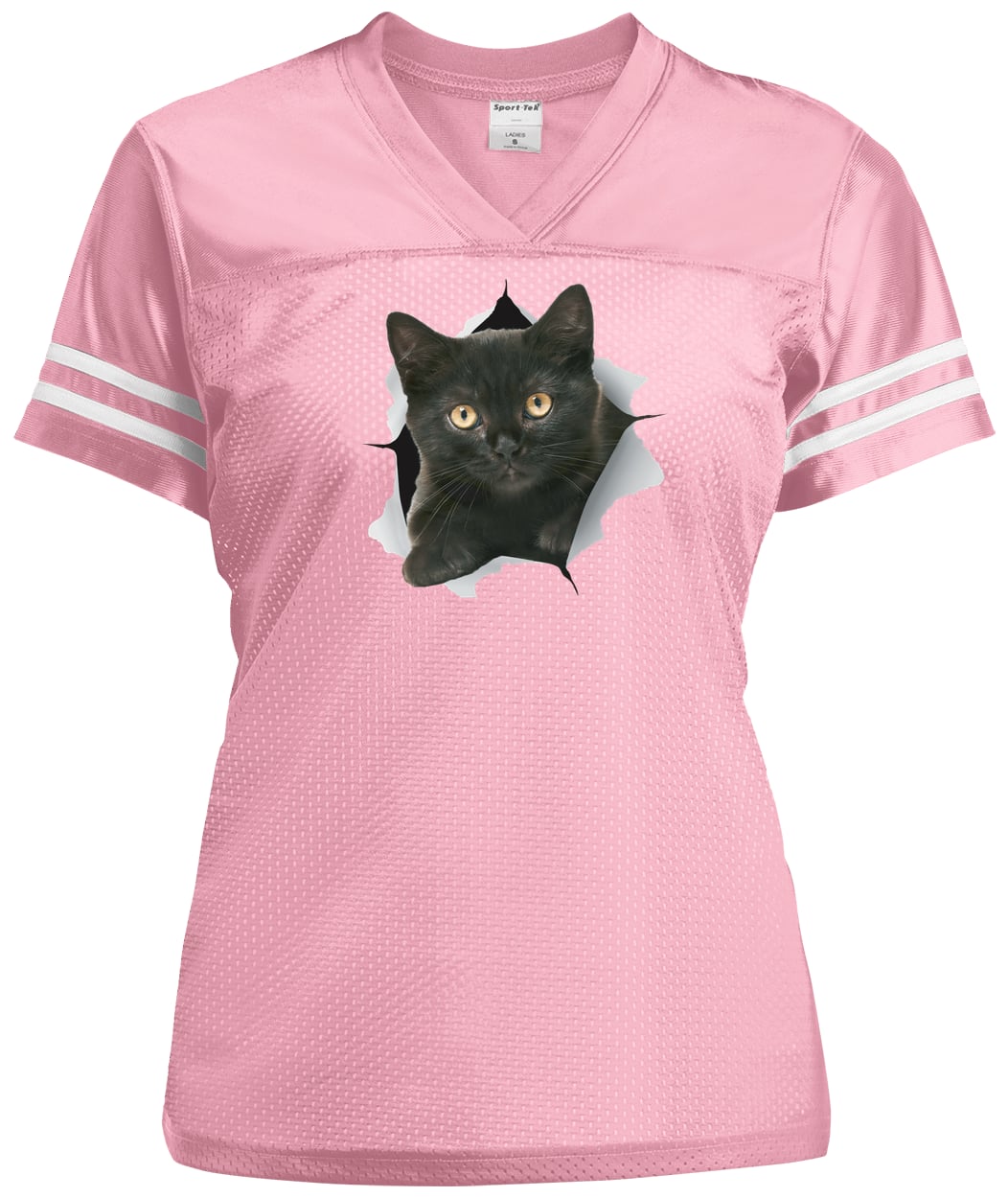 LST307 Sport-Tek Ladies' Replica Jersey - Light Pink/White