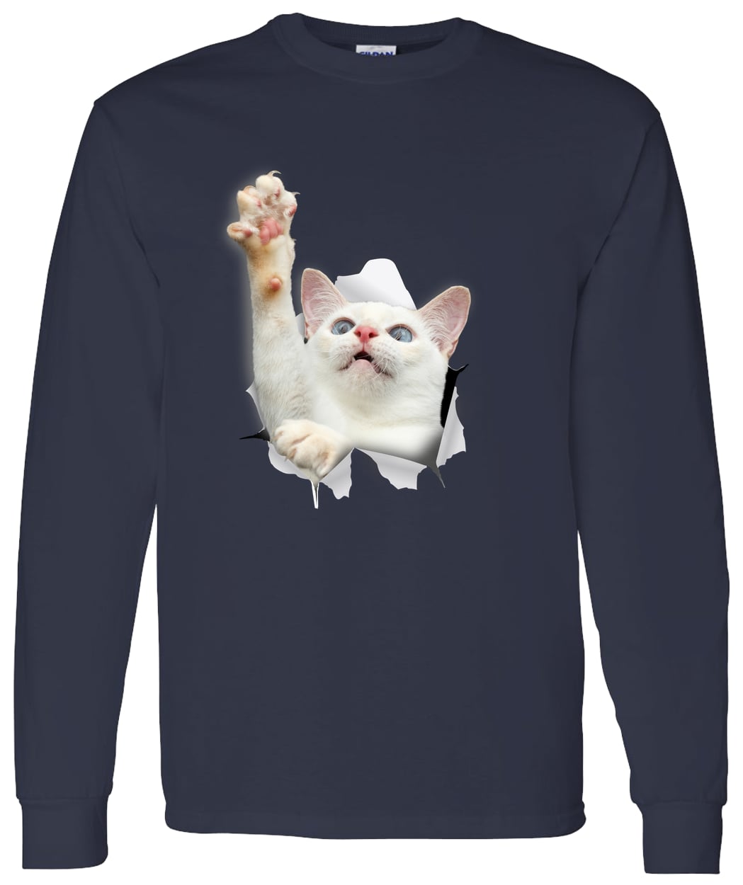 G540 LS T-Shirt 5.3 oz. - Navy