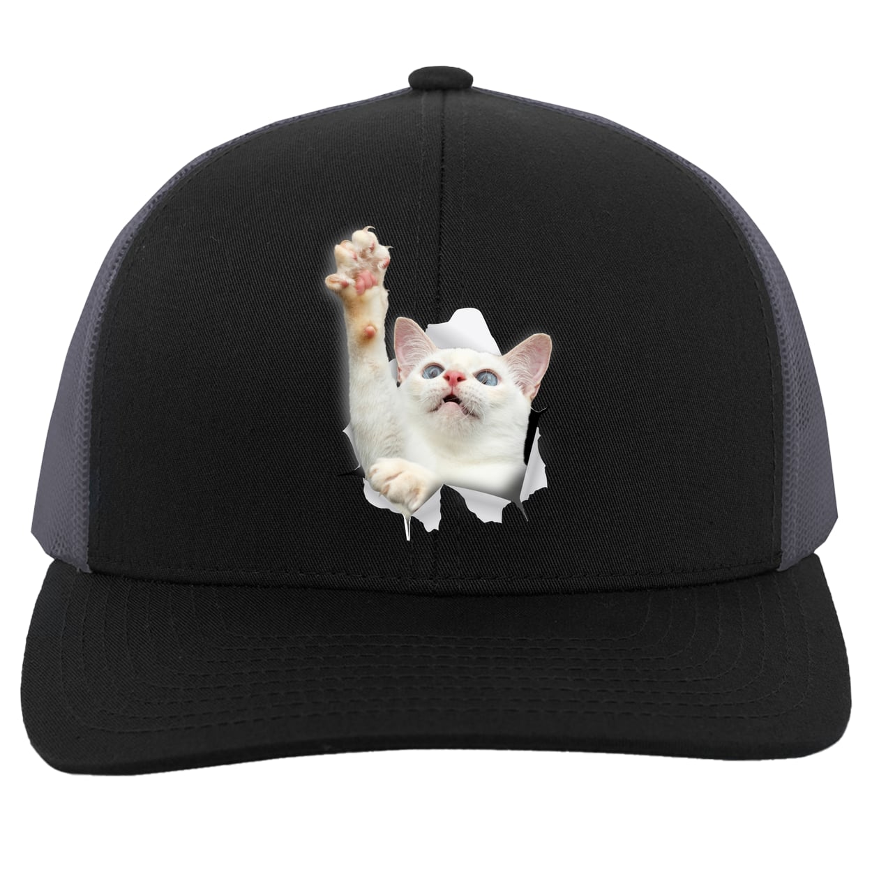 104C Trucker Snap Back - Black/Graphite
