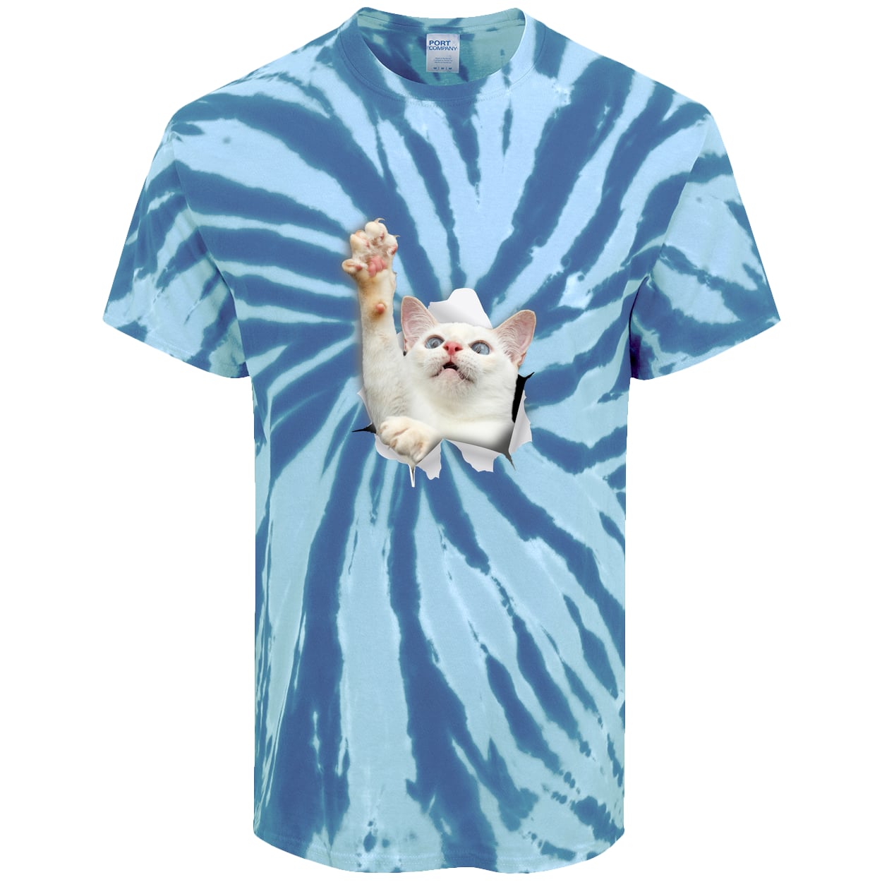 PC147 Port & Company Tie-Dye Tee - Royal