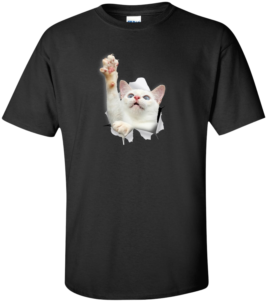 G200T Gildan Mens Tall Ultra Cotton Tee - Black