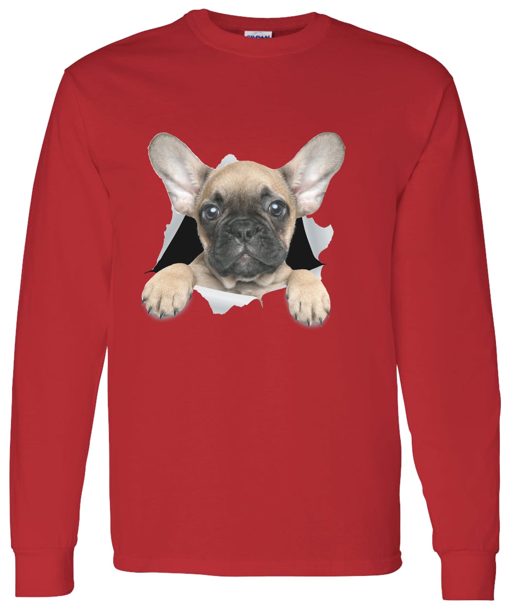 G540 LS T-Shirt 5.3 oz. - Red
