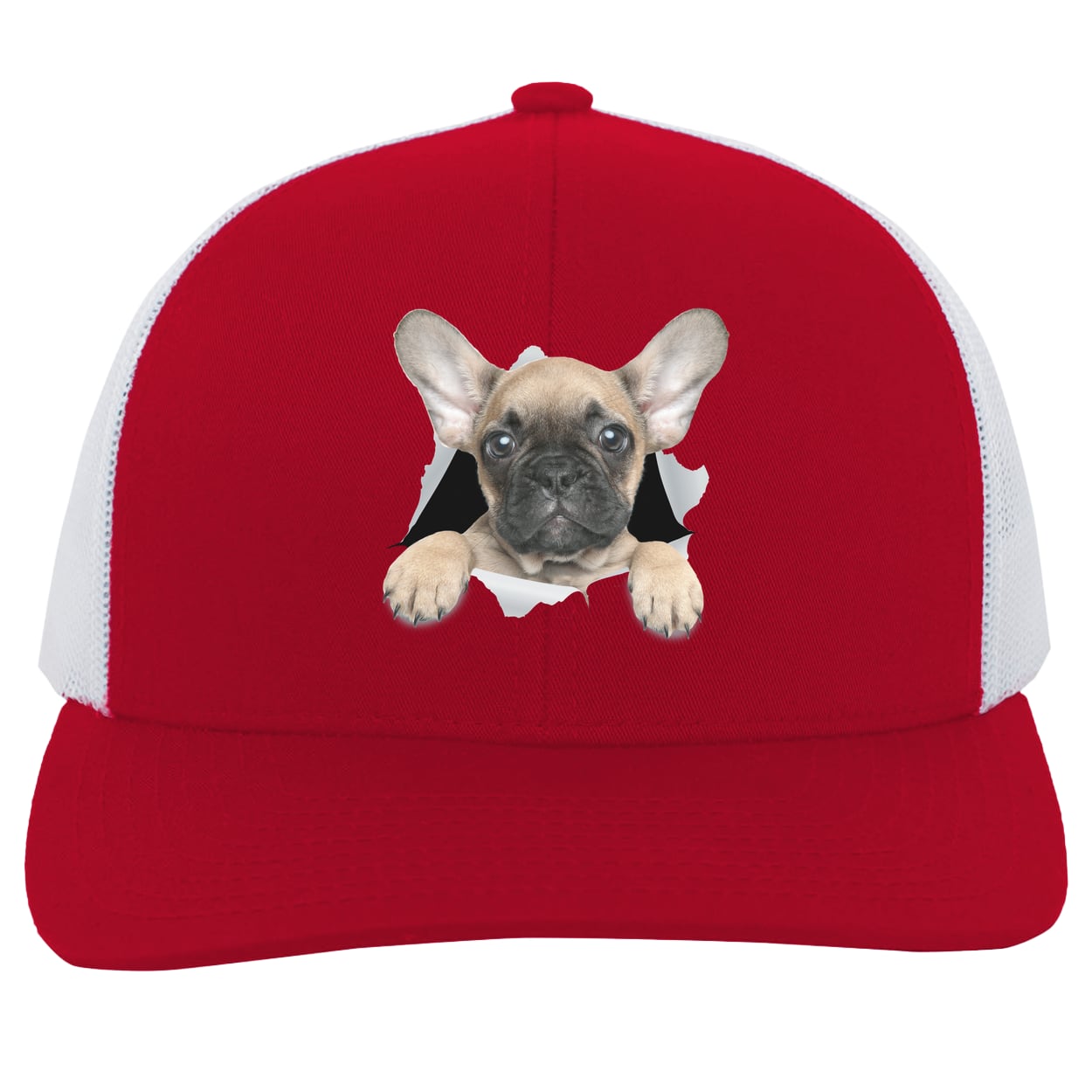 104C Trucker Snap Back - Red/White