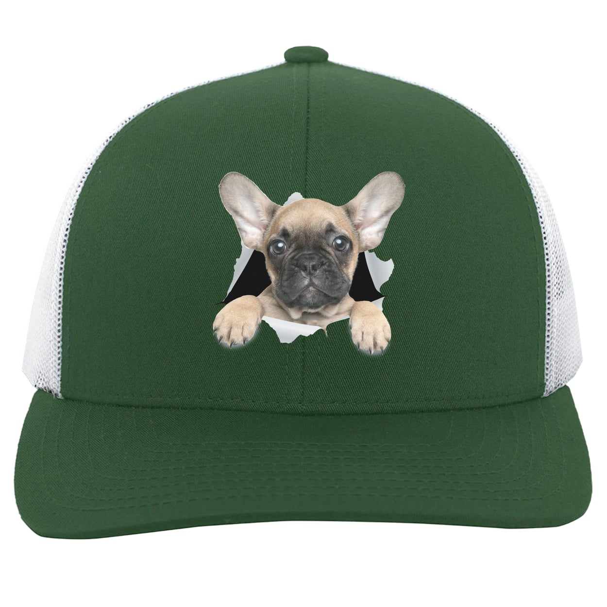 104C Trucker Snap Back - Dark Green/White