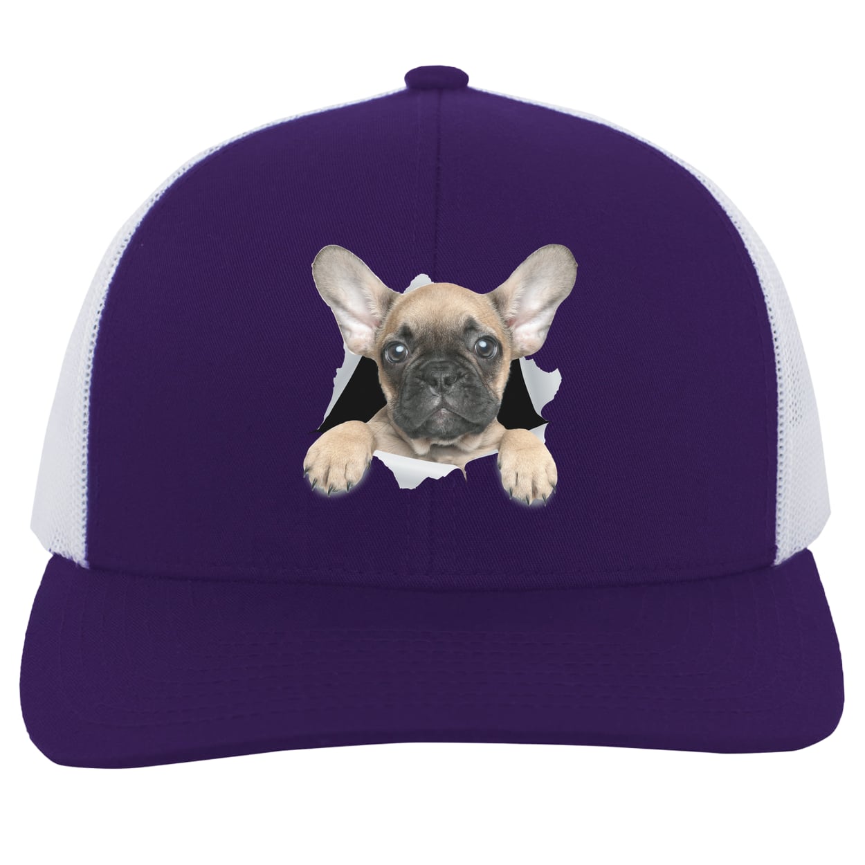 104C Trucker Snap Back - Purple/White