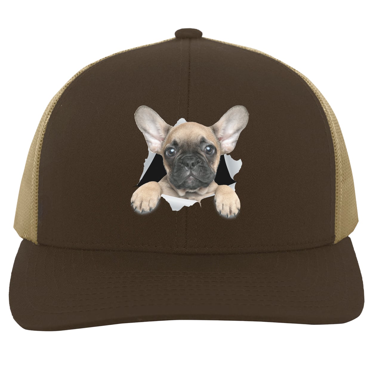 104C Trucker Snap Back - Brown/Khaki
