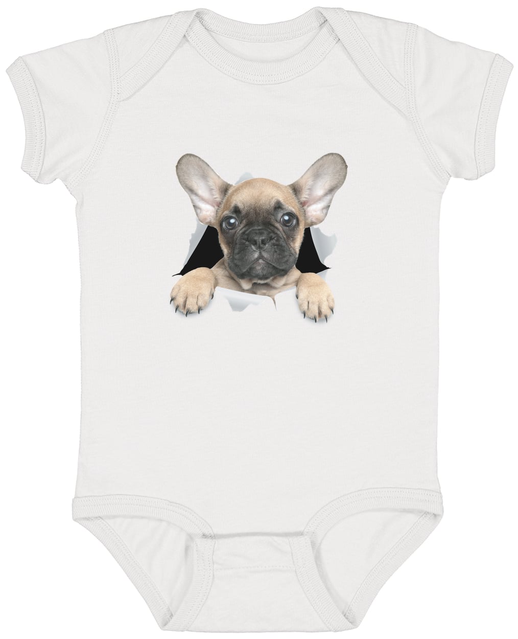 4424 Infant Fine Jersey Bodysuit - White