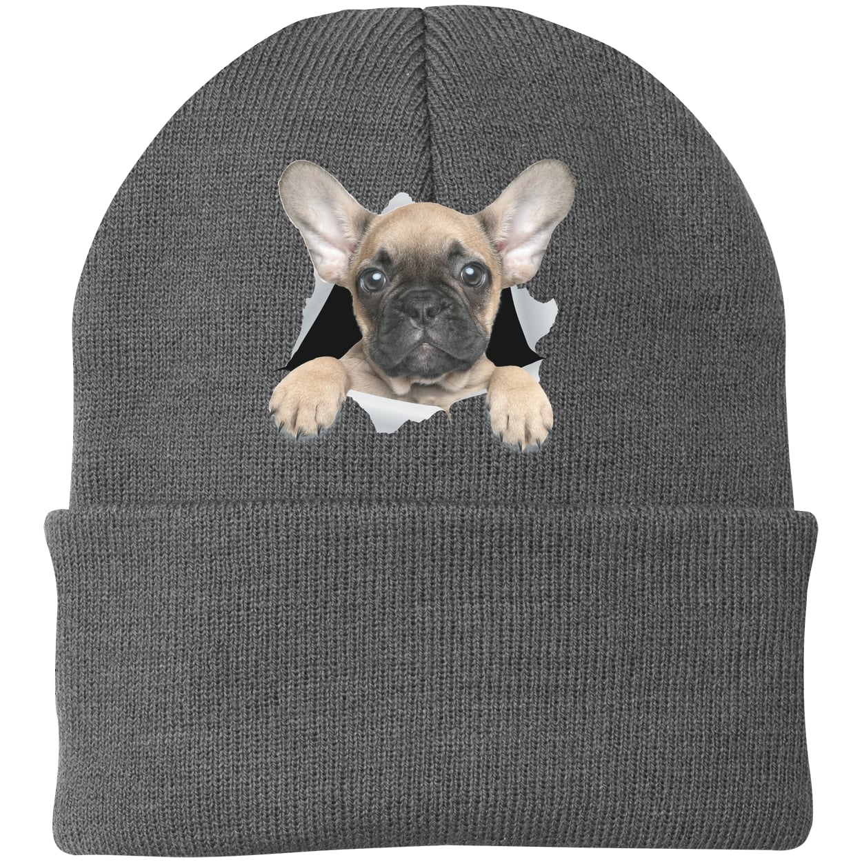 CP90 Port & Company Knit Beanie - Athletic Oxford