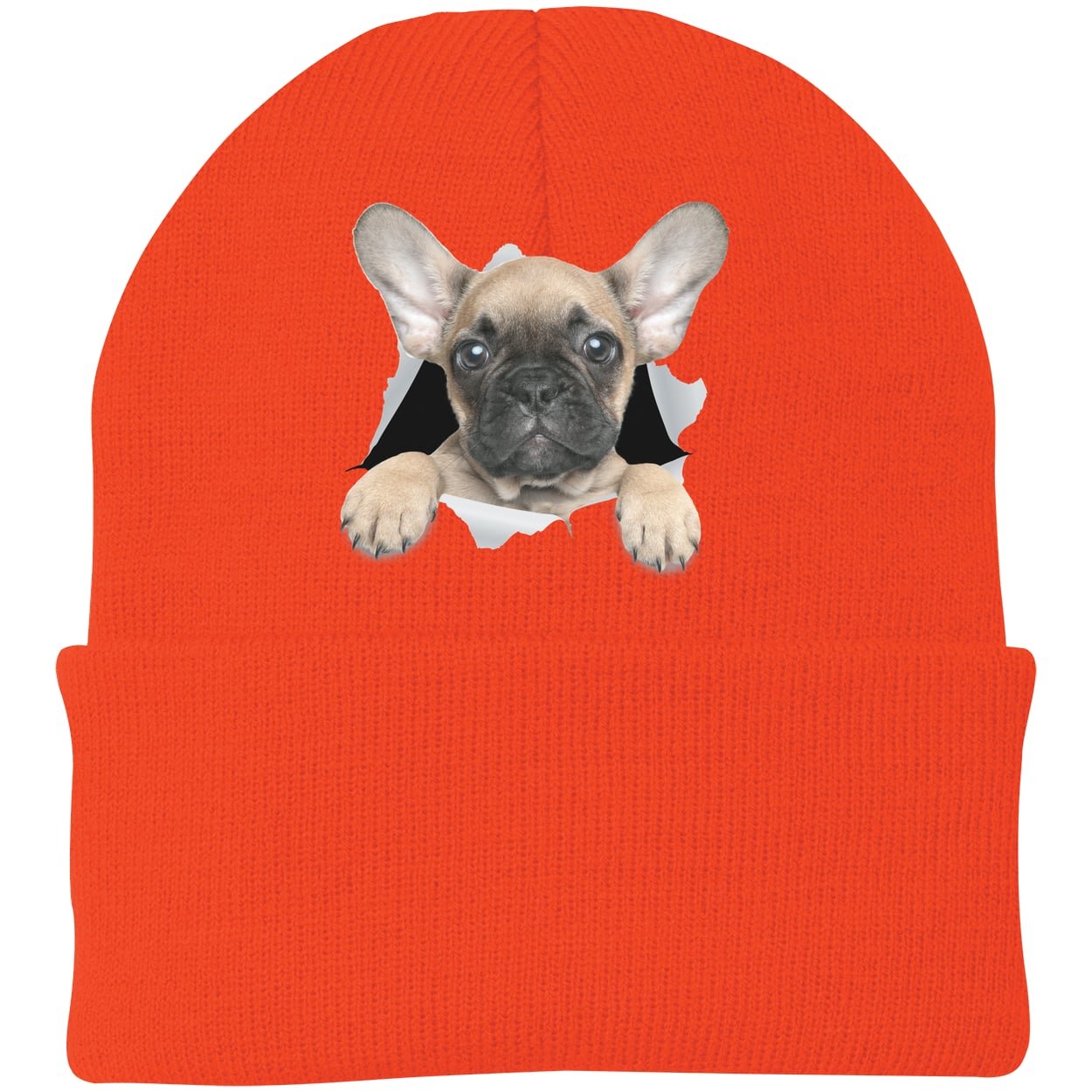 CP90 Port & Company Knit Beanie - Athletic Orange