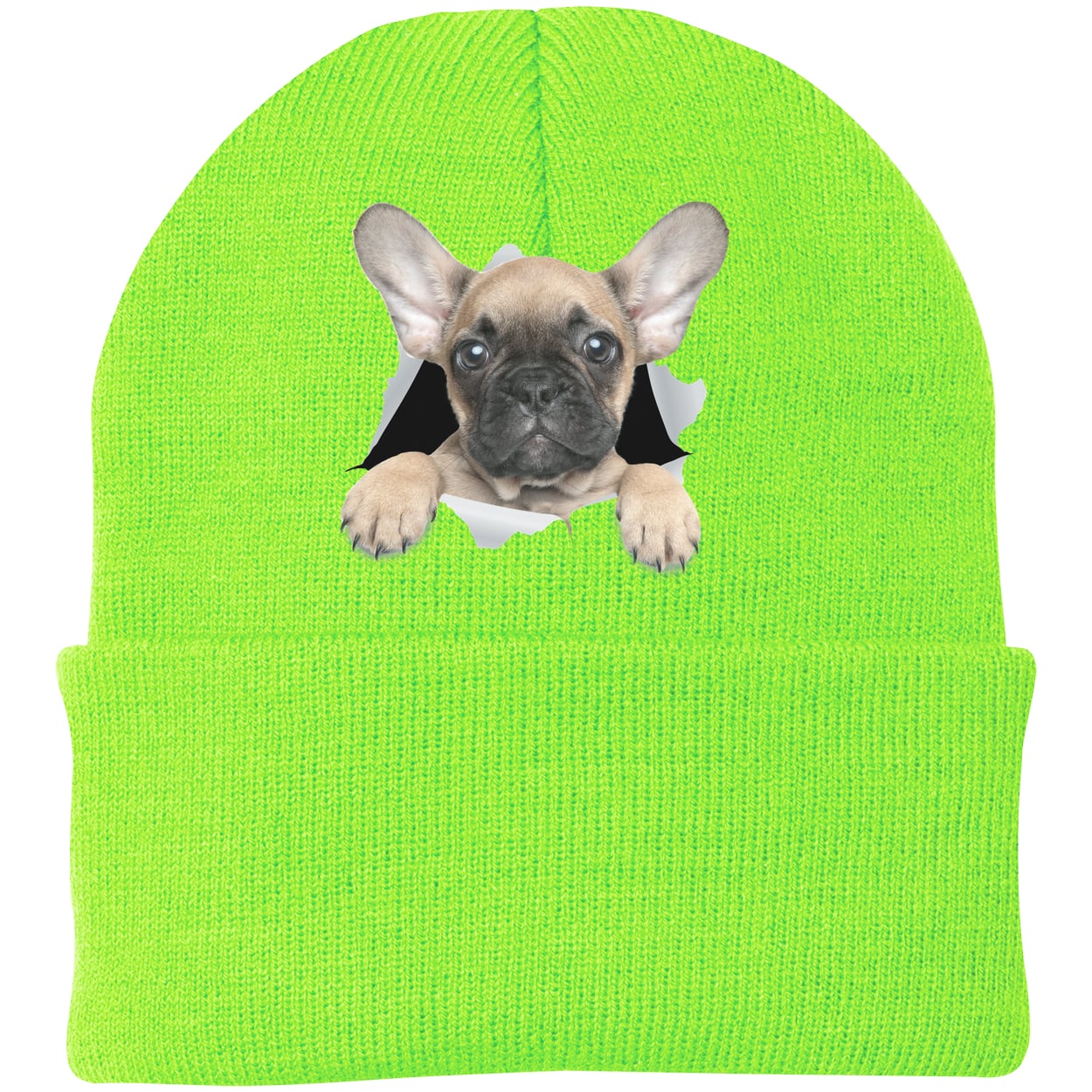CP90 Port & Company Knit Beanie - Neon Green