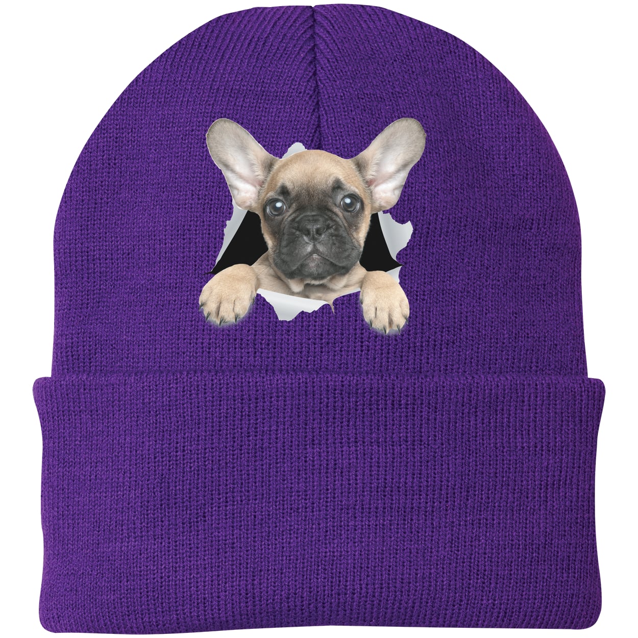 CP90 Port & Company Knit Beanie - Athletic Purple