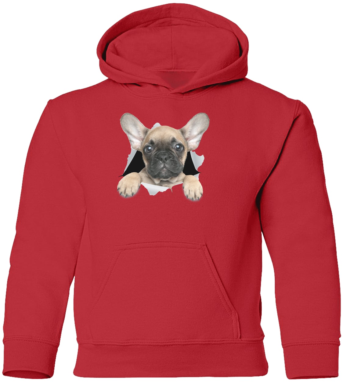 G185B Gildan Youth Pullover Hoodie - Red