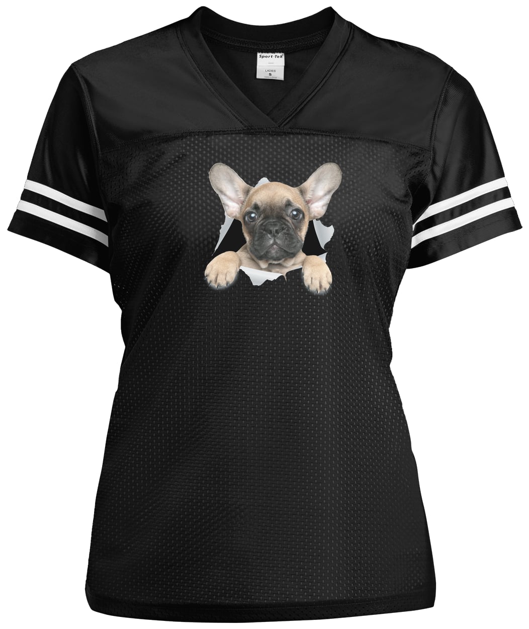 LST307 Sport-Tek Ladies' Replica Jersey - Black/White