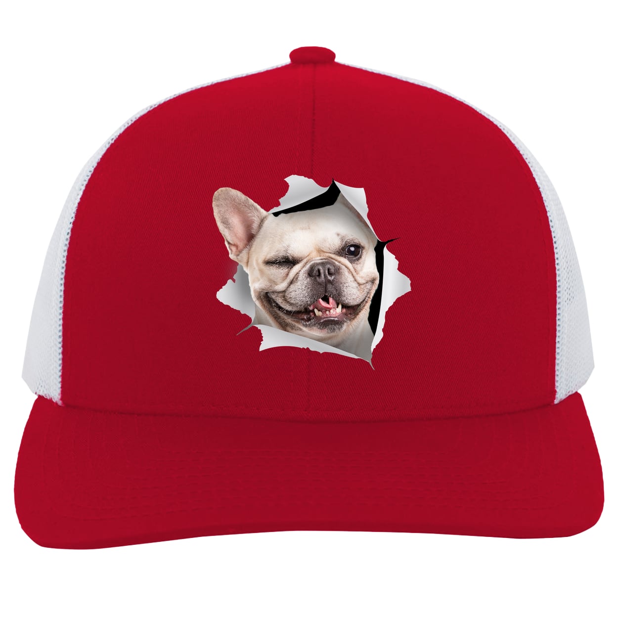 104C Trucker Snap Back - Red/White