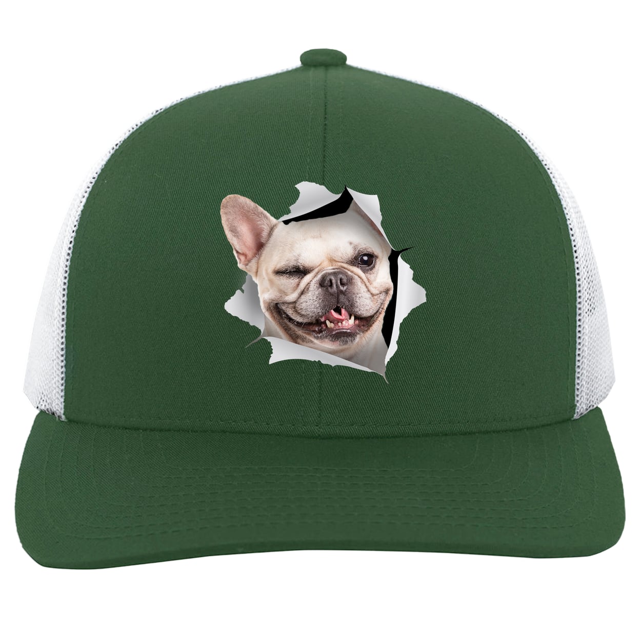 104C Trucker Snap Back - Dark Green/White