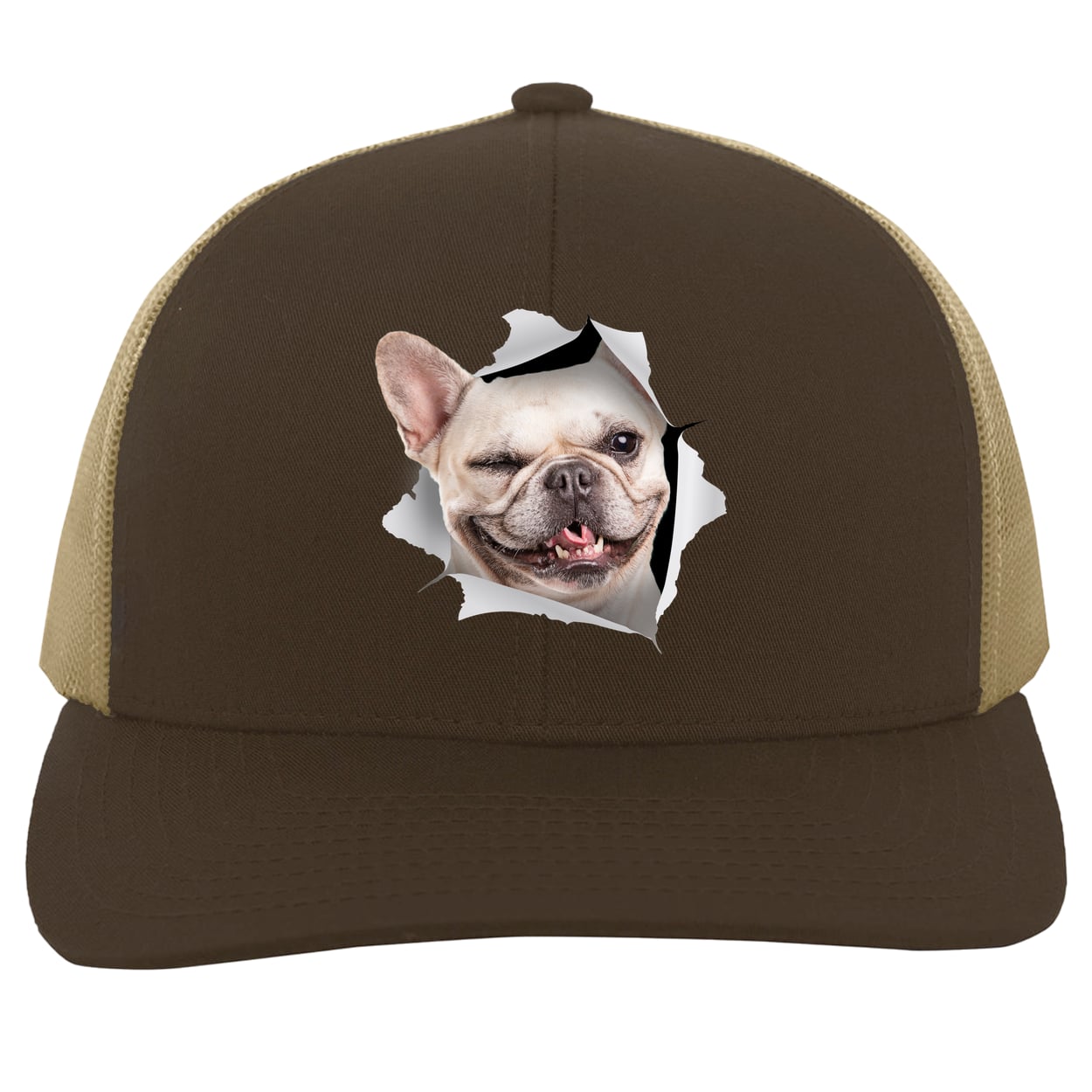 104C Trucker Snap Back - Brown/Khaki