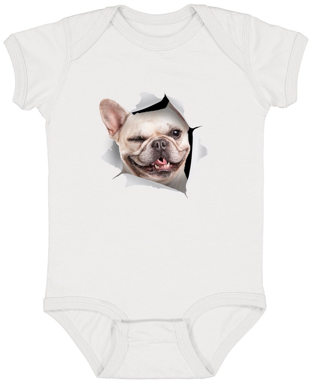 4424 Infant Fine Jersey Bodysuit - White