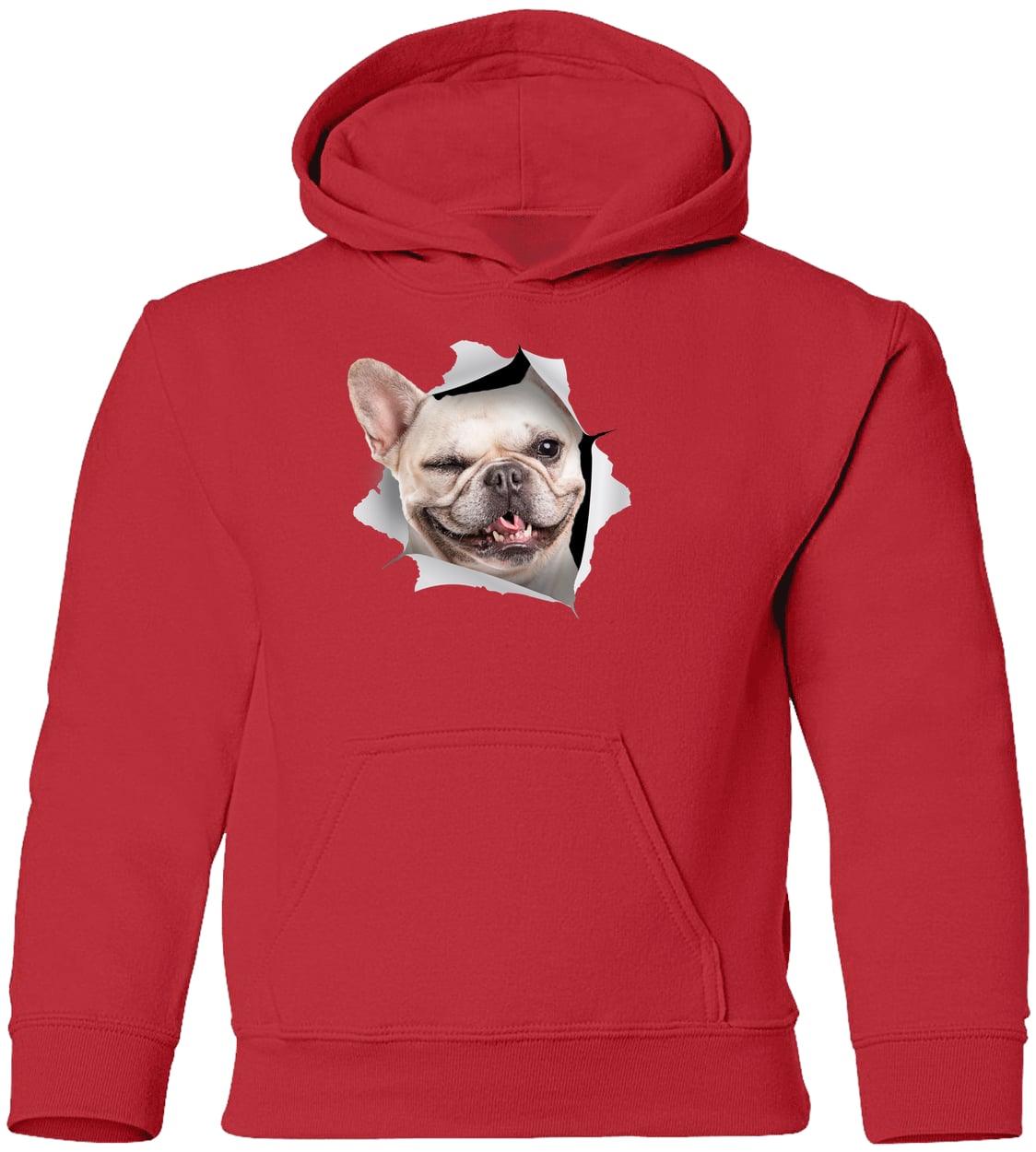 G185B Gildan Youth Pullover Hoodie - Red