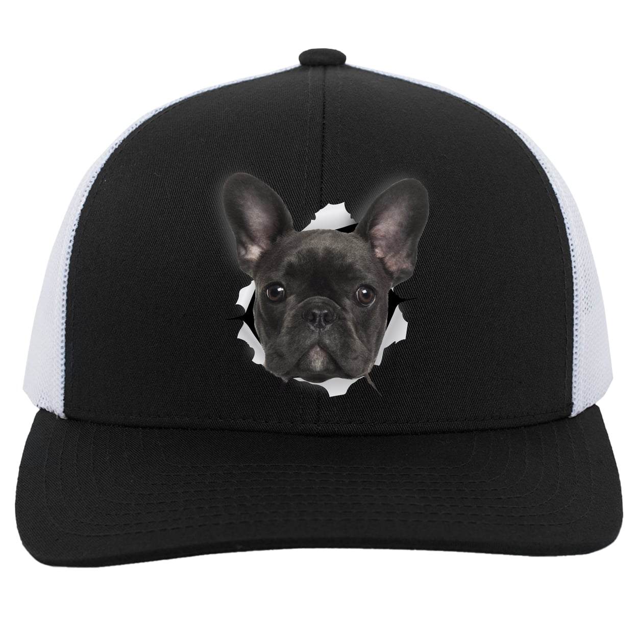 104C Trucker Snap Back - Black/White