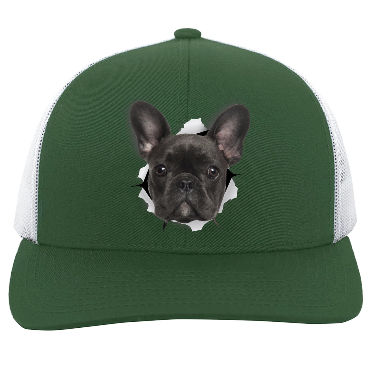 104C Trucker Snap Back - Dark Green/White