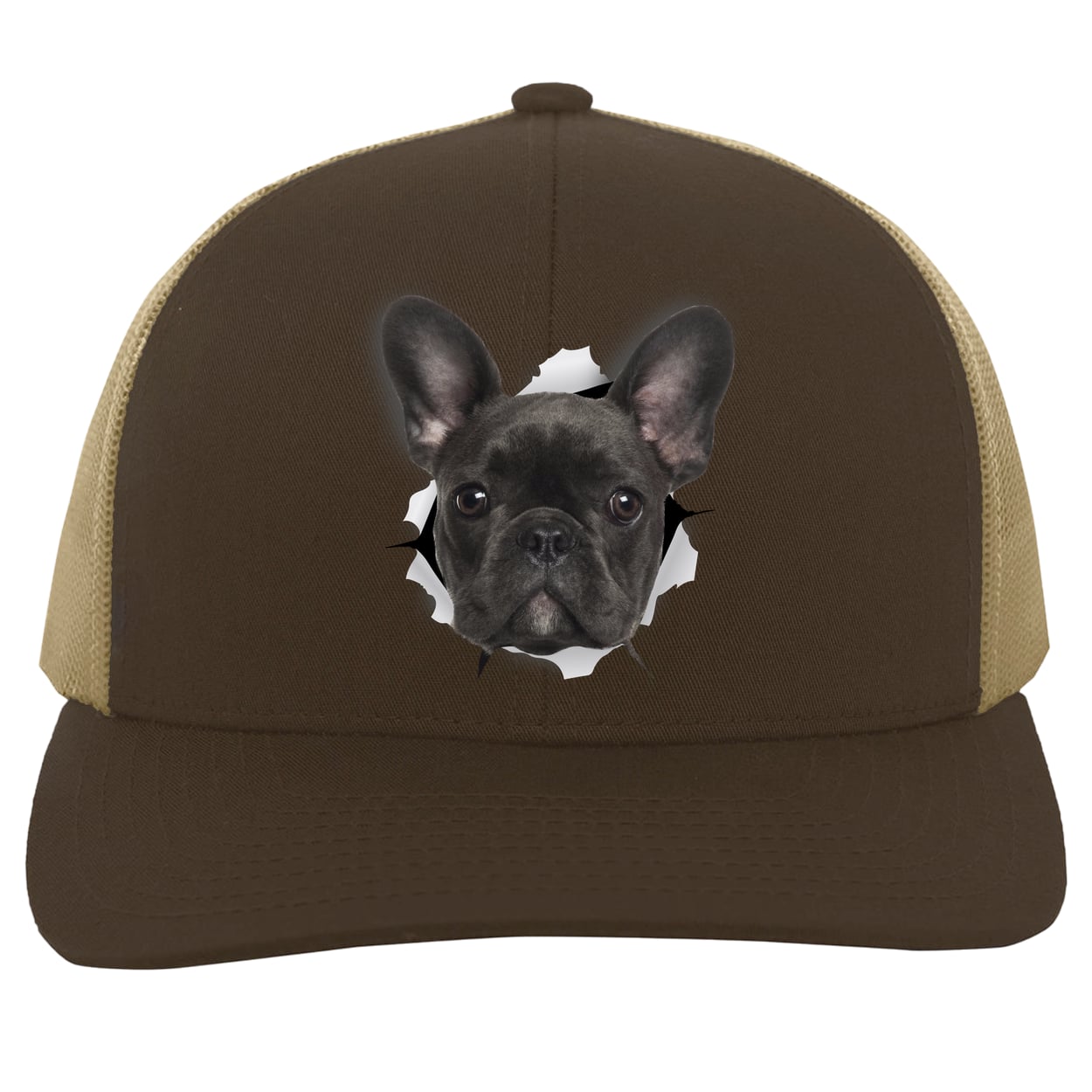104C Trucker Snap Back - Brown/Khaki