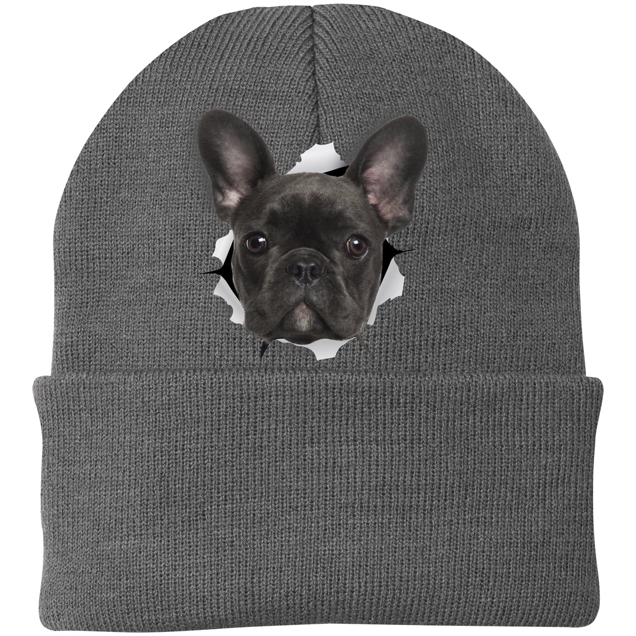CP90 Port & Company Knit Beanie - Athletic Oxford