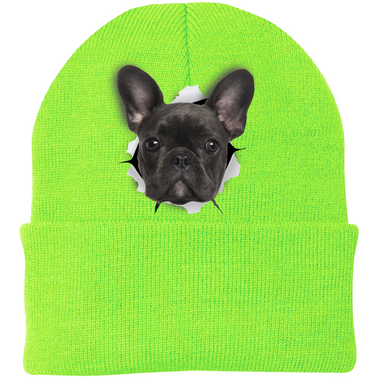 CP90 Port & Company Knit Beanie - Neon Green