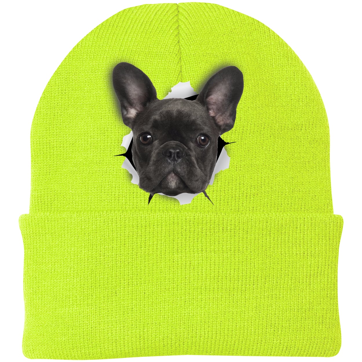 CP90 Port & Company Knit Beanie - Neon Yellow