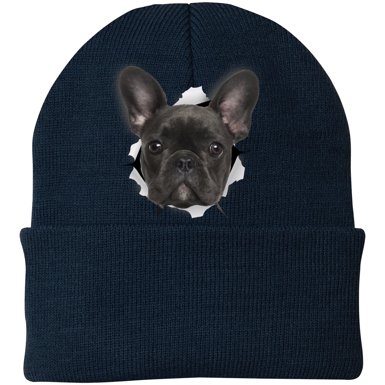 CP90 Port & Company Knit Beanie - Navy