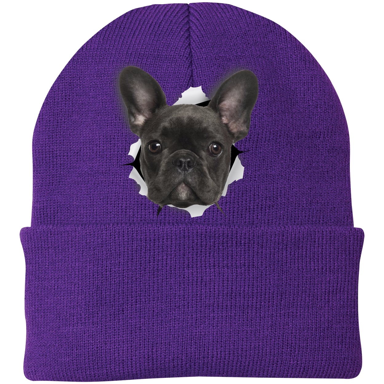 CP90 Port & Company Knit Beanie - Athletic Purple