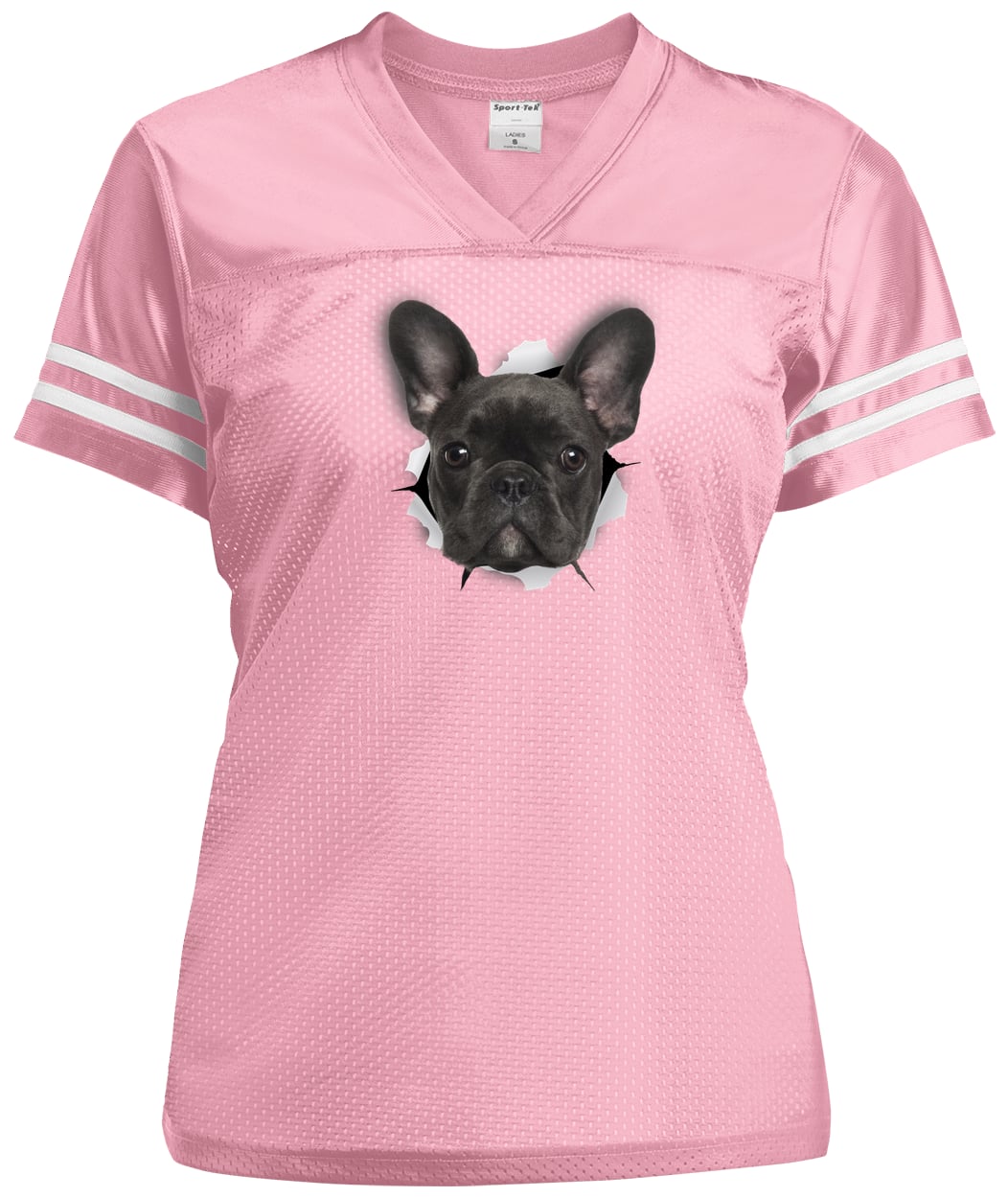 LST307 Sport-Tek Ladies' Replica Jersey - Light Pink/White