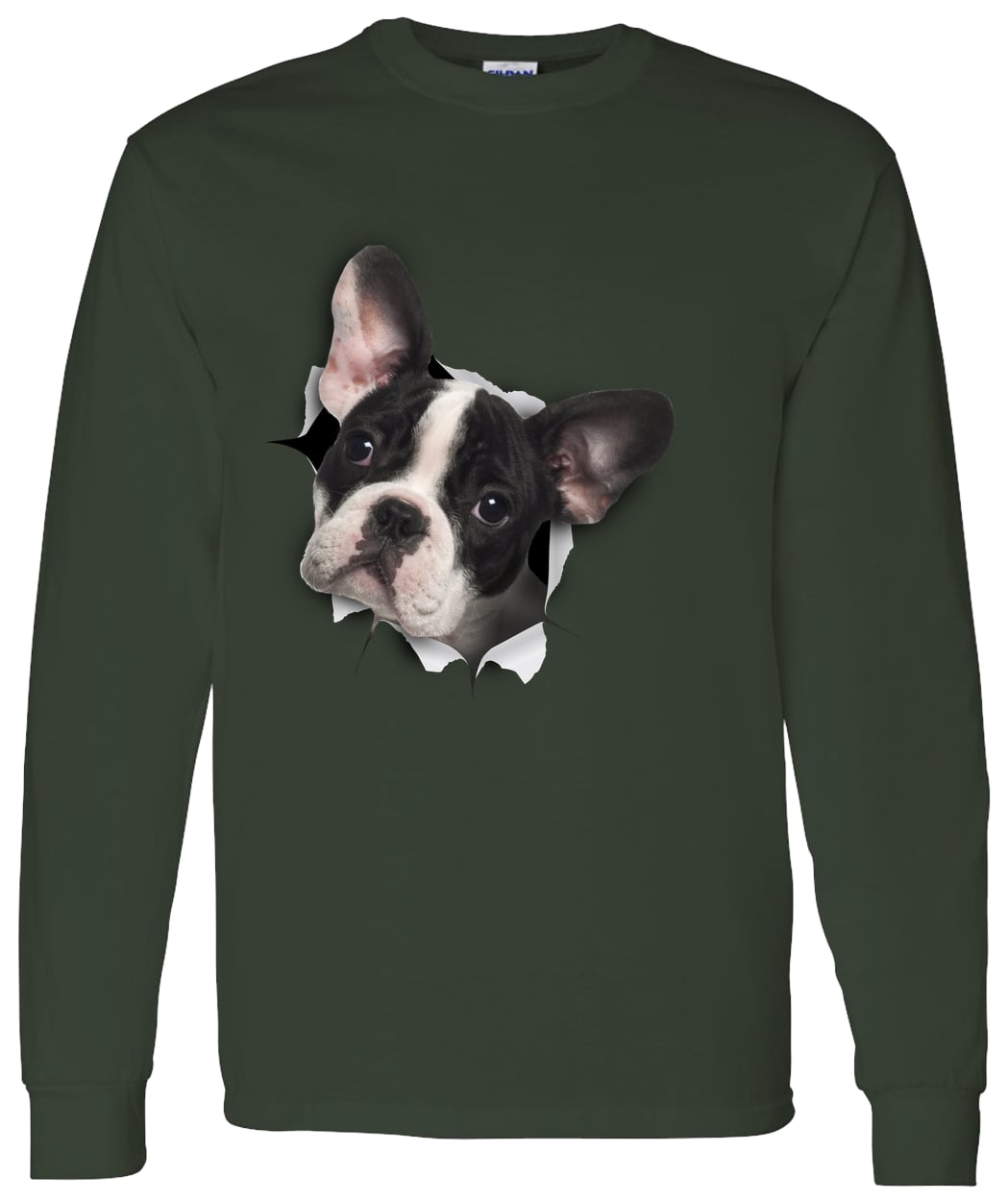 G540 LS T-Shirt 5.3 oz. - Forest Green