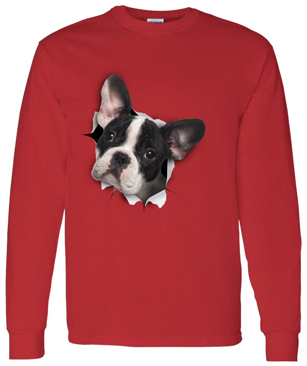 G540 LS T-Shirt 5.3 oz. - Red