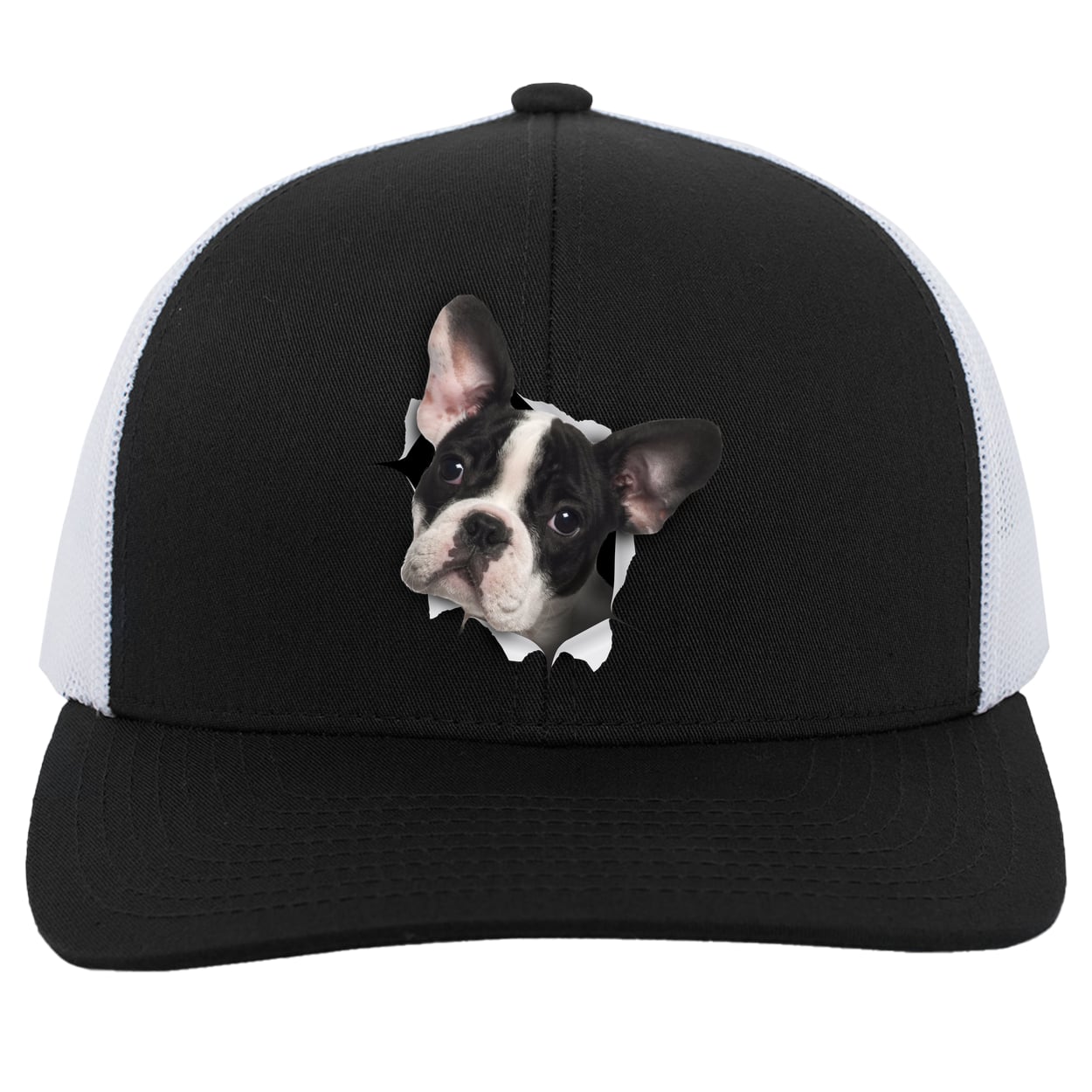 104C Trucker Snap Back - Black/White
