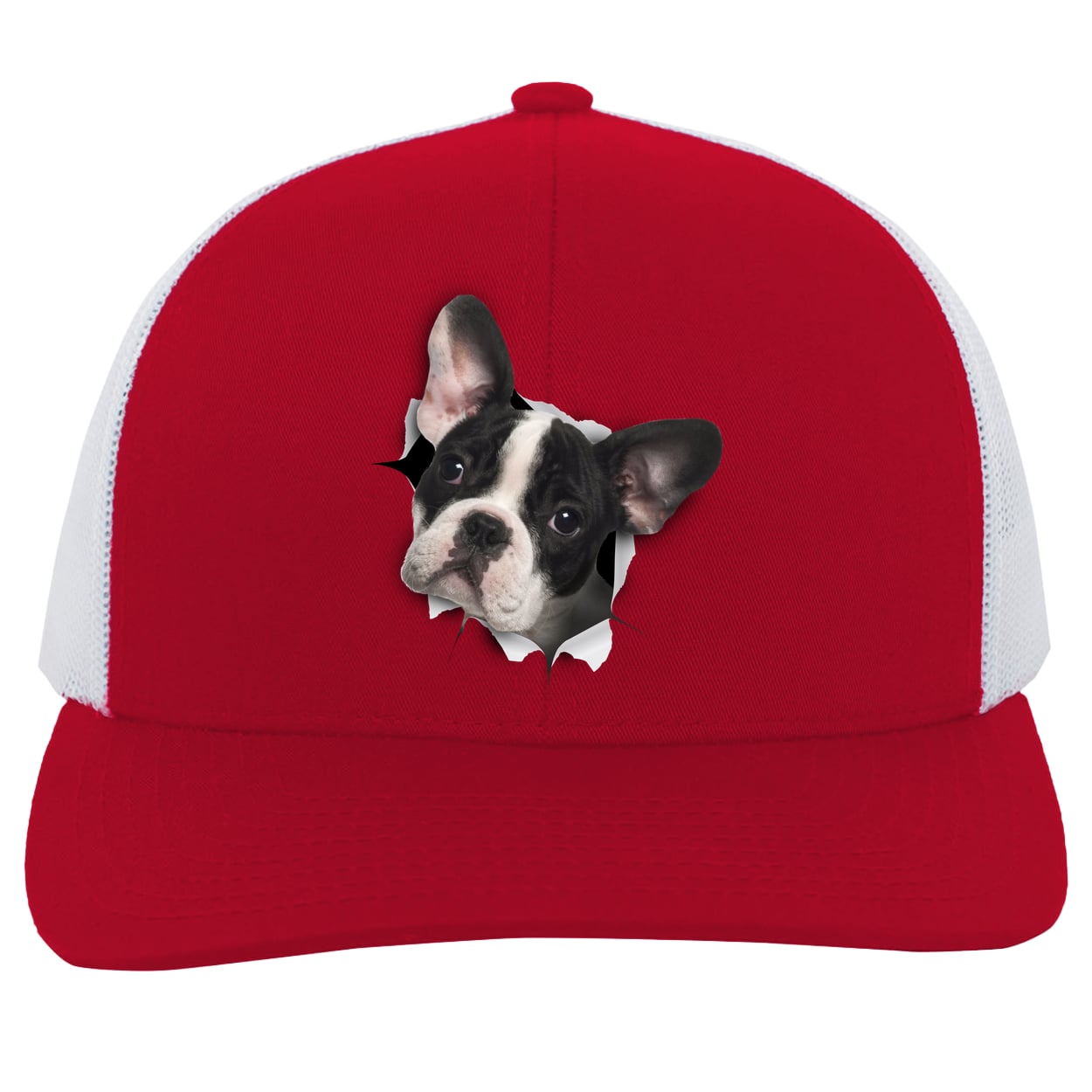 104C Trucker Snap Back - Red/White