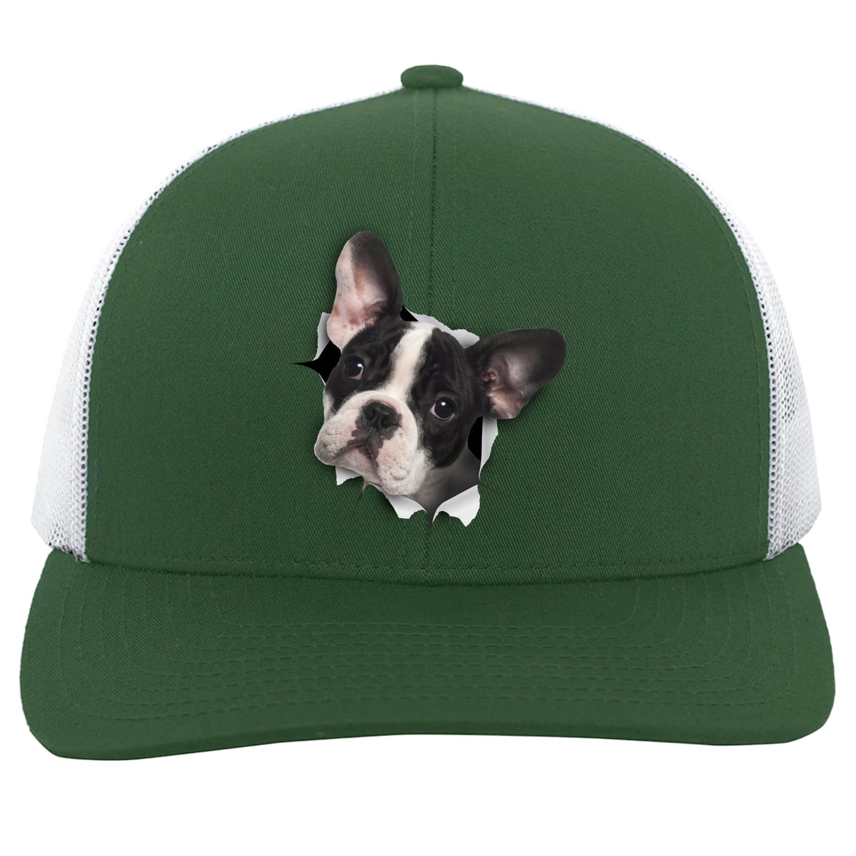 104C Trucker Snap Back - Dark Green/White