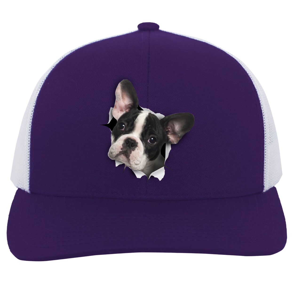 104C Trucker Snap Back - Purple/White
