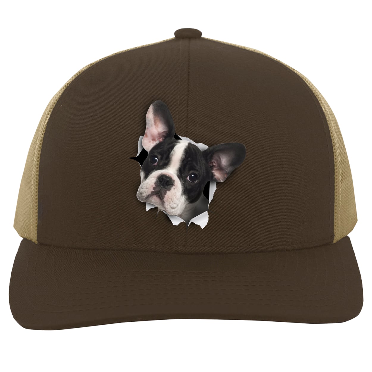 104C Trucker Snap Back - Brown/Khaki