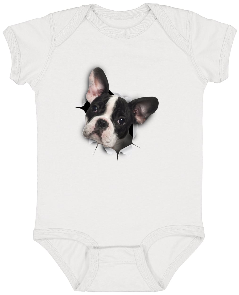 4424 Infant Fine Jersey Bodysuit - White