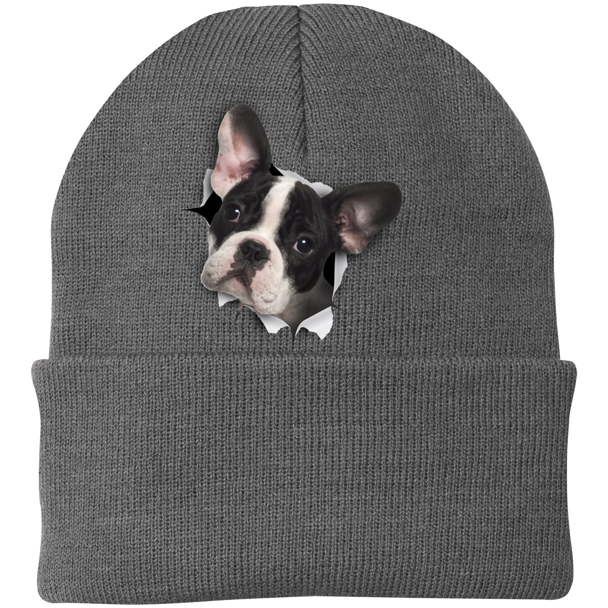 CP90 Port & Company Knit Beanie - Athletic Oxford