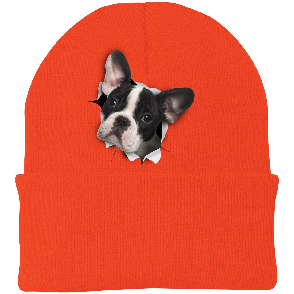 CP90 Port & Company Knit Beanie - Athletic Orange