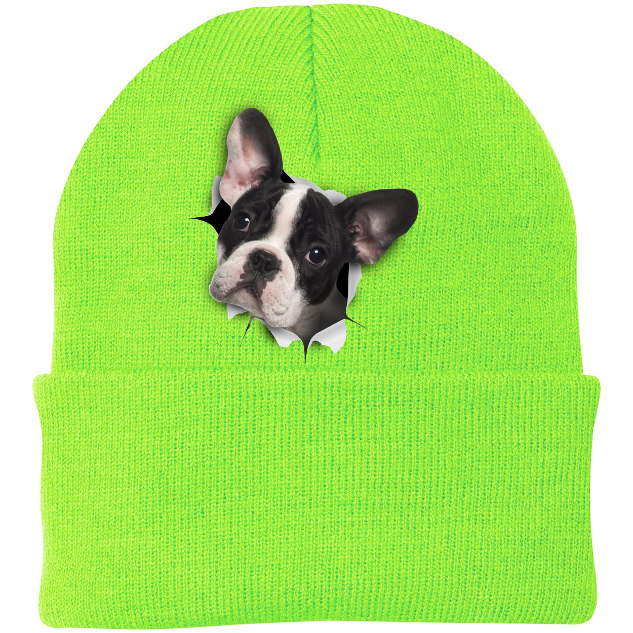 CP90 Port & Company Knit Beanie - Neon Green