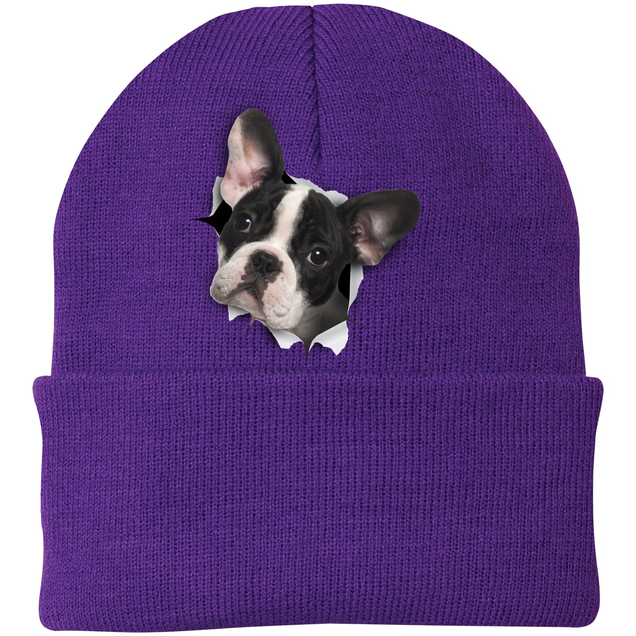 CP90 Port & Company Knit Beanie - Athletic Purple