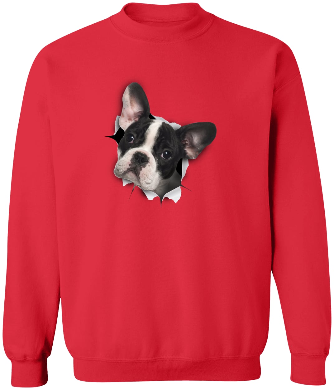 G180 Gildan Crewneck Pullover Sweatshirt - Red